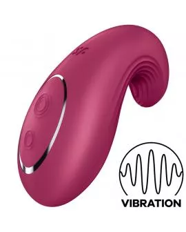 SATISFYER - DIPPING DELIGHT AUFLEGVIBRATOR ROT
