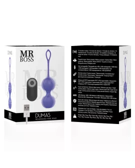 MR BOSS - Dumas Vibrierende Kegelperlen Fernbedienung