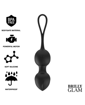 Brilly Glam - Vibrierende Kegelperlen Fernbedienung