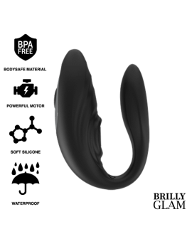 Brilly Glam - Pulsierendes Vibrierendes Paar mit Fernbedienung