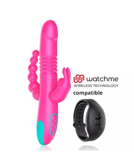 HAPPY LOKY - DONALD DREIFACHE STIMULATION: ANAL, G-SPOT & KLITORALE WATCHME WIRELESS-TECHNOLOGIE KOMPATIBEL