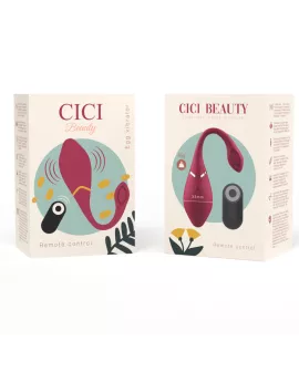 CICI Beauty - Premium Silikon-Ei-Vibrator mit Fernbedienung