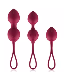 CICI Beauty - 3 Vibrierende Silikon Kegelperlen Fernbedienung