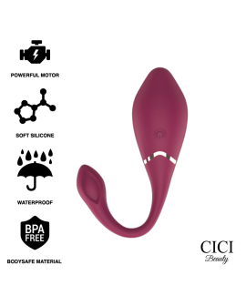 CICI Beauty - Premium Silikon-Ei-Vibrator mit Fernbedienung