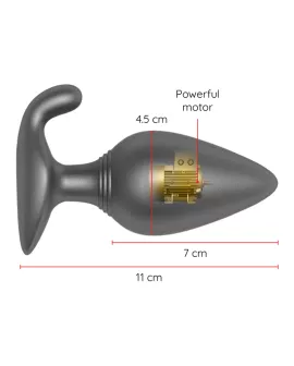 Oninder Rio Vibrierender Analplug Schwarz - Kostenlose App