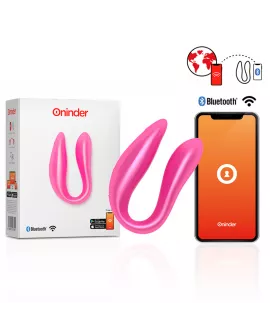 ONINDER - LISBOA G-SPOT- UND KLITORALSTIMULATOR ROSA - KOSTENLOSE APP
