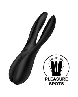 Satisfyer Threesome 2 - Vibrator in Schwarz
