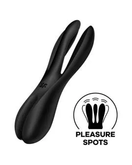 Satisfyer Threesome 2 - Vibrator in Schwarz