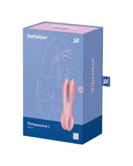 SATISFYER - THREESOME 1 VIBRATOR ROSA