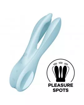 SATISFYER - THREESOME 1 VIBRATOR BLAU