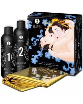 SHUNGA - ORIENTALISCHES BODY-TO-BODY-EROTISCHES MASSAGEGEL MIT EXOTISCHEN FRÜCHTEN