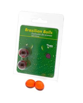 TALOKA - 2 BRASILIANISCHE KUGELN ERDBEER-INTIM-GEL