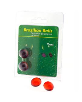 TALOKA - 2 Brasilianische Kugeln Intimgel Erdbeere Schokolade