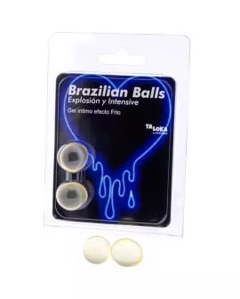 TALOKA - 2 Brasilianische Bälle mit Kälte-Vibrationsgel