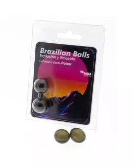 TALOKA - 2 Brasilianische Kugeln Kraft-Effekt Gel