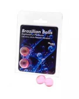 TALOKA - 2 BRASILIANISCHE BLLE, ERFRISCHENDES VIBRATIONSEFFEKT, AUFREGENDES GEL