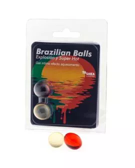 TALOKA - 2 Brasilianische Kugeln mit Heißem Gel-Effekt