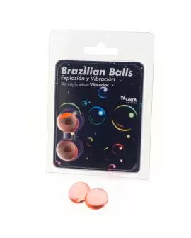 TALOKA - 2 BRASILIANISCHE BLLE MIT VIBRATIONSEFFEKT, AUFREGENDES GEL
