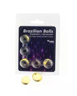 TALOKA - 5 Brasilianische Vibrationsbälle mit Schockeffekt