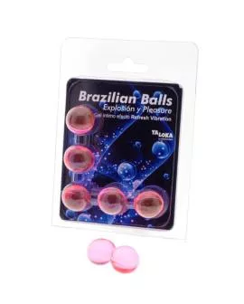 TALOKA - 5 Brasilianische Bälle mit Vibrationseffekt und Gel