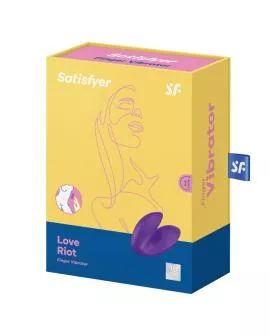 Satisfyer Love Riot Fingervibrator Lila - Erotik-Vibrator