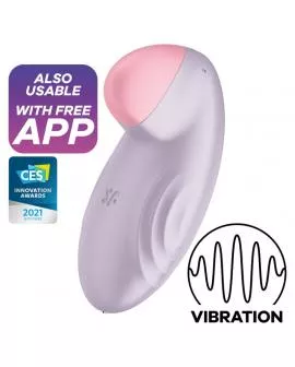 SATISFYER - TROPICAL TIP AUFLEGVIBRATOR LILA