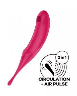 Satisfyer Twirling Pro - Luftpuls Stimulator & Vibrator Rot