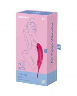 SATISFYER - TWIRLING PRO AIR PULSE STIMULATOR & VIBRATOR ROT