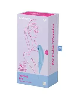 Satisfyer - Twirling Pro Air Pulse Stimulator Vibrator Blau