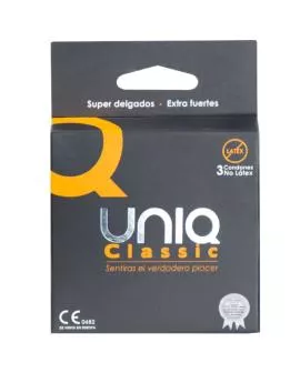 UNIQ Classic - Latexfreie Kondome 3 Einheiten