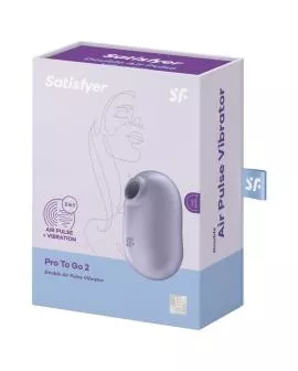 Satisfyer Pro To Go 2 - Doppelter Luftpuls-Vibrator Violett