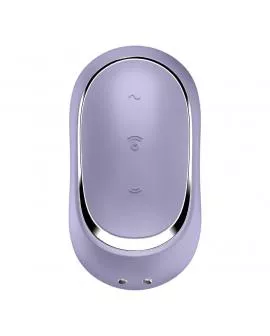 SATISFYER - PRO TO GO 2 DOPPELTER LUFTPULSSTIMULATOR & VIBRATOR VIOLETT