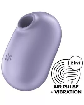 Satisfyer Pro To Go 2 - Doppelter Luftpuls-Vibrator Violett