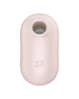 SATISFYER - PRO TO GO 2 DOPPELTER LUFTPULSSTIMULATOR & VIBRATOR BEIGE