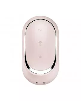 SATISFYER - PRO TO GO 2 DOPPELTER LUFTPULSSTIMULATOR & VIBRATOR BEIGE