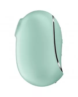 SATISFYER - PRO TO GO 2 DOPPELTER LUFTPULSSTIMULATOR & VIBRATOR GRÜN