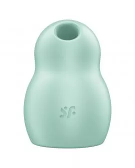 SATISFYER - PRO TO GO 1 DOPPELTER LUFTPULSSTIMULATOR & VIBRATOR GRÜN