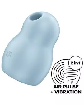 Satisfyer Pro To Go 1 - Doppelter Luftpulsstimulator & Vibrator Blau