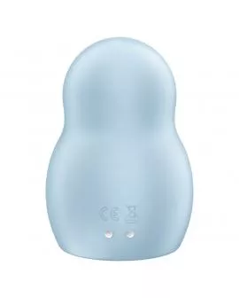 SATISFYER - PRO TO GO 1 DOPPELTER LUFTPULSSTIMULATOR & VIBRATOR BLAU