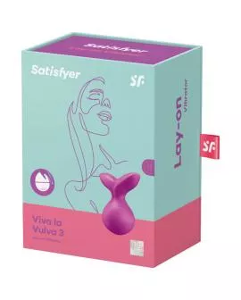 Satisfyer Viva la Vulva 3 - Auflegvibrator Violett