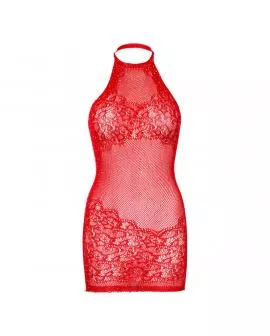 LEG AVENUE - STRASS NECKHOLDER-MINIKLEID, EINHEITSGRößE- ROT