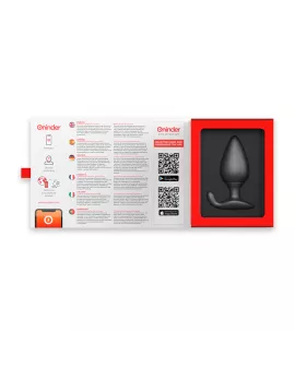 Oninder Rio Vibrierender Analplug Schwarz - Kostenlose App