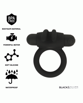 BLACK&SILVER - AGRON RING 2.O