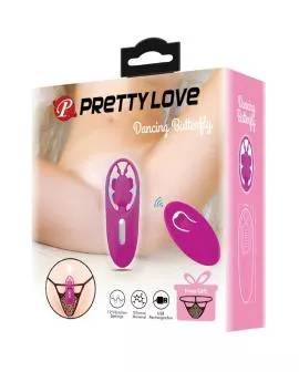 Pretty Love - Dancing Butterfly Höschen-Stimulator Flieder
