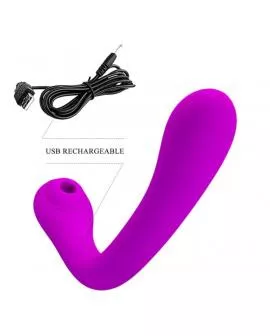 PRETTY LOVE - ALEX VIBRATOR UND KLITORISAUGER FLIEDER