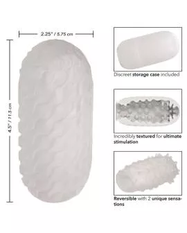 Calexotics Umkehrbarer Nubby Stroker - Erotik