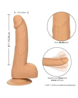 Calexotics - Silikon-Nieten 15,24 cm Haut