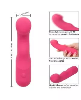 Calexotics Pixies Curvy Rosa - Kurviger Vibrator