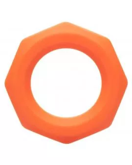 Calexotics Alpha Sexagon Ring Orange - Penisring