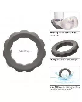 CALEXOTICS - ALPHA ERECT RING GRAU